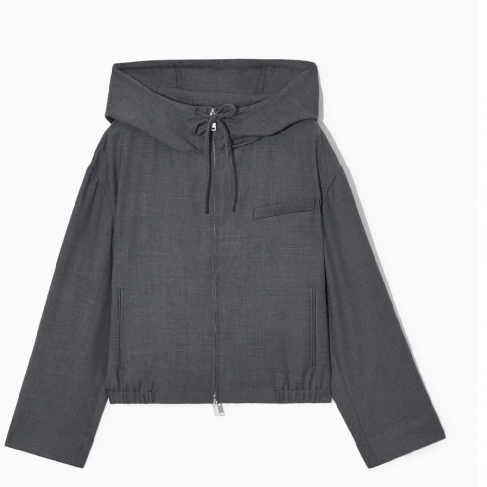 COS tailored set with folded a line skirt and a hooded jacket 6 - Picture 2 of 14
